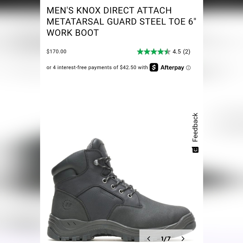 Hytest Work Boot NWT - Picture 4 of 11